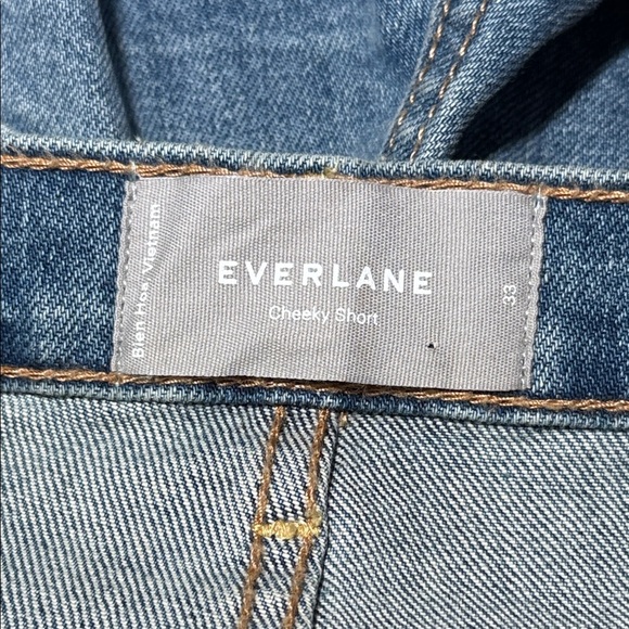 EVERLANE Cheeky Shorts Denim Raw hem - Picture 5 of 7